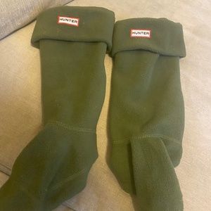 Hunter Boot Socks/Inserts (Original Boot) - Dark Olive NWOT. Size Medium